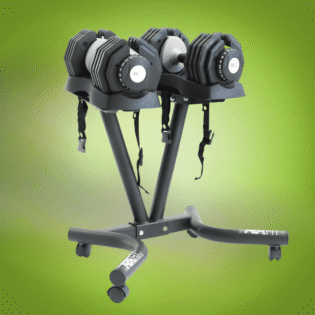 Rack Adjustable Dumbbell - Pair
