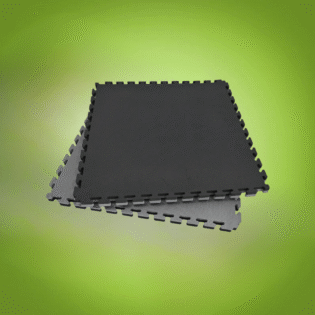 Tatami 100 x 100 x 4cm - Black and Grey